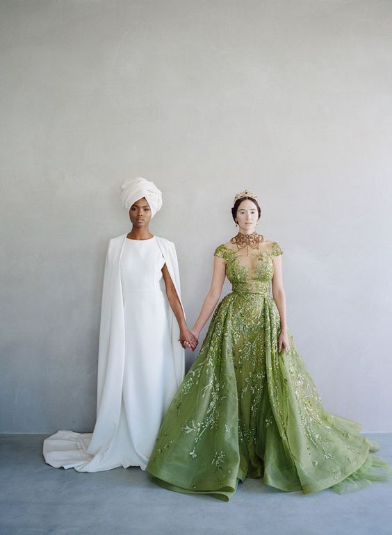 Luminous bridal style for Flutter Mag's Astrology Edition / photography by Elizabeth Messina