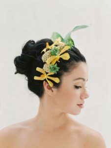 Floral beauty hairstyles with Flutter Magazine