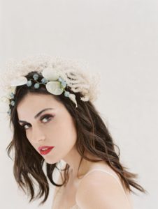 Floral beauty hairstyles with Flutter Magazine