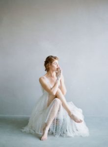 Luminous bridal style for Flutter Mag's Astrology Edition / photography by Elizabeth Messina