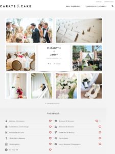 Carats and Cake wedding feature -TEAM Hair and Makeup