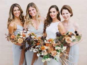 An Interior Designer's Autumnal & Floral Packed Wedding - TEAM Hair and Makeup