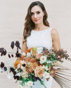 An Interior Designer's Autumnal & Floral Packed Wedding - TEAM Hair and Makeup