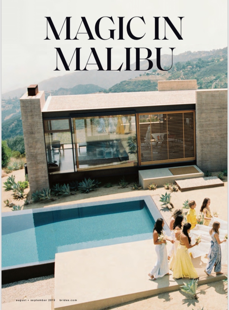 Brides Magazine Malibu wedding feature -TEAM Hair & Makeup