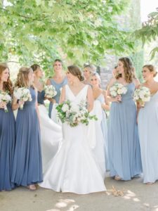 ethereal wildflower themed wedding- style me pretty - TEAM Hair & Makeup